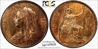 Great Britain Victoria Bronze 1895 1 Penny PCGS UNC DETAILS S-3961 KM# 790 (18)