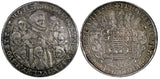 German States SAXE-MIDDLE-WEIMAR 7 Brothers 1616 Thaler aUNC Dav-7529 KM#A22 (6)