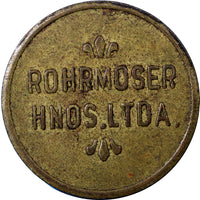 COSTA RICA EL BARREAL ROHRMOSER HNOS LTD COFFEE TOKEN 22 mm R-SJS 34