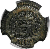 Eastern Roman Empire Theodosius I AD 379-395 AE4 Nummus /VOT  NGC MS (001)
