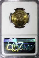 Dominican Republic Juan Pablo Duarte 2005 1 Peso NGC MS64 KM# 80 (001)