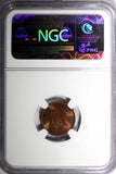 Montenegro Nicholas I Bronze 1906 1 Para NGC MS64 RB RED-BROWN KM# 1 (052)