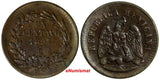 MEXICO 1897 CN 1 Centavo Small "N" Mintage-300,000 Culiacan Mint KM#391.1(14526)