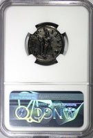 ROMAN Probus,AD 276-282 BI Aurellanianus Silvered / Felicitas  NGC Ch AU (006)