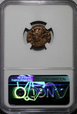 ROMAN Constantinian Dynasty AE3/4 Nummus AD 330-340 / She-Wolf &Twins NGC (111)