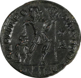 WESTERN ROMAN Valentinian I AD 364-375 AE3 Nummus / CHRISTIAN Chi-Rho (19 453)