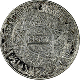 Morocco Mohammed V Silver AH1347 (1928) 10 Francs aUNC  Y# 38 (19 706)
