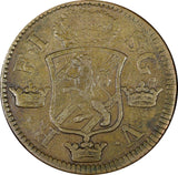 Sweden Fredrik I Copper 1746 2 Ore, S.M.Silvermynt  34mm KM# 437 (21 372)