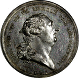 FRANCE Royal Louis XVI (1774–1793) Silver Medal 1793 Execution of Louis By Loos