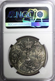 Great Britain Elizabeth II Jubilee 1977 25 Pence NGC BRILLIANT UNC KM# 920 (5)