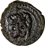 SICILY Italian states William II (1166-1189) AE 1 Follaro Lion Biaggi-1232 (940)