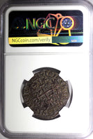 ITALY Naples Robert D'anjou Silver (1309-43) 1 Gigliato NGC XF DETAILS (13)