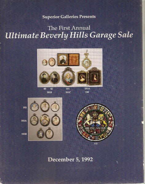 SUPERIOR 1992 FIRST ANNUAL ULTIMATE BEVERLY HILLS GARAGE SALE (80)