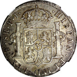 Bolivia Ferdinand VII Silver 1819 PTS PJ 8 Reales NGC AU55 Potosi KM# 84 (35)