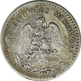 Mexico ESTADOS UNIDOS MEXICANOS Silver 1910 M 10 Centavos KM# 428 (393)
