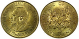 Kenya Nickel-Brass 1975 5 Cents  25.5 mm UNC Llantrisant Mint KM# 10 (21 262)