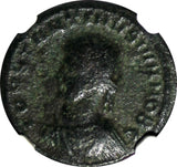 ROMAN Constantine II as Caesar AD 337-340 AE3 Nummus /Wreath of Success NGC (21)