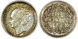 Curacao Wilhelmina Silver 1942 P 10 Cents KM# 37 (21 454)