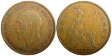 Great Britain George V Bronze 1929 1 Penny KM# 838  (23 336)
