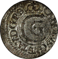 Livonia  Riga Carl X Gustav of Sweden (1654-1660) Silver 1655 Solidus KM# 4 (19)