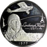 Samoa Silver PROOF 1977 Tala Lindbergh Flight NGC PF67 ULTRA CAMEO KM# 26a (14)
