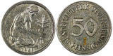 Germany - Federal Republic 1968 F  50 Pfennig 20 mm KM# 109.1 (21 200)