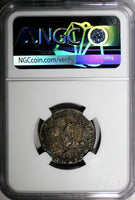 Russia Catherine II Silver 1766 MMD EI Polupoltinnik NGC AU50 C# 65 Ex. Hieberg