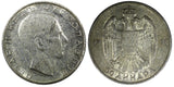Yugoslavia Petar II Silver 1938 50 Dinara 1 YEAR TYPE KM# 24 (22 318)