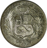 Peru Silver 1934 1 Sol  37mm KM# 218.2 (18 152)