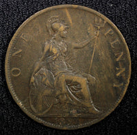 Great Britain Victoria Bronze 1897 1 Penny 30.8 mm  KM# 790 (22 509)