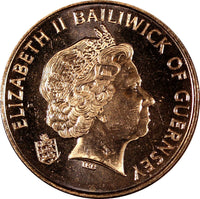 Guernsey Elizabeth II 1999 2 Pence GEM BU KM# 96 RANDOM PICK (1 Coin)