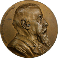 AUSTRIA Bronze 1899 Medal Dr. Alois Egger, Ritter von Möllwald 48mm Hauser-7312