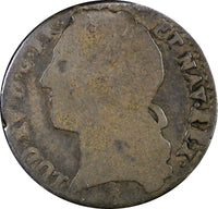 FRANCE Louis XV (1715-1774) Silver 1/10 Ecu Counterstamp "4" GadR# 292 (22 180)