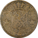 Sweden Adolf Frederick Copper 1759 2 Ore, S.M. Mintage-352,000 KM# 461 (21 342)
