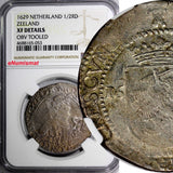 Netherlands ZEELAND Silver 1629 1/2 Daalder NGC XF DETAILS SCARCE KM# 25 (053)