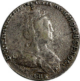 RUSSIA Catherine II Silver 1784 SPB Grivennik 10 Kopecks Toned C# 61c (18 780)