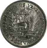 Venezuela Nickel 1967 1 Bolivar 23 mm Y# 42 (17 869)