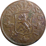 SWEDEN COPPER Adolf Frederick 1759 2 Ore,S.M Low Mintage352,000 SCARCE KM461/355