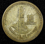 GUATEMALA Silver 1952 10 Centavos Mintage-307.139 KM# 256.1 (22 890)