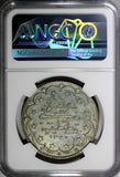 Turkey Muhammad V Silver AH1327//9 (1909) 20 Kurush NGC AU DETAILS KM# 780 (43)