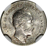 Sweden Carl XV Adolf Silver 1871 ST 10 Öre Last Year Type NGC MS64 KM# 710 (010)