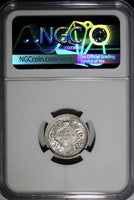 India-British George VI Silver 1943 (B) 1/4 Rupee NGC AU55 KM# 547 (063)