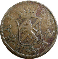 Sweden  Adolf Frederick Copper 1768 2 Ore, S.M. Low Mintage-168,000 Brown KM#461