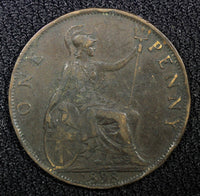 Great Britain Victoria Bronze 1898 1 Penny 30.8 mm  KM# 790 (22 508)