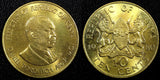 KENYA Daniel Toroitich Arap Moi Nickel-Brass 1980 10 Cents UNC KM# 18  (24 125)