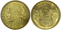 France Aluminum-Bronze 1938 2 Francs KM# 886 RANDOM PICK (1 Coin) (170)