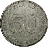 Bolivia 1965 50 Centavos Germany Mint 24mm 1st Year Type KM# 190 ( 21 982)