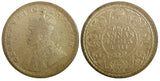 India British George V Silver 1911 (C) 2 Annas 1 Year Type SCARCE KM# 514 (597)
