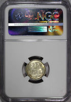 Denmark .Christian X Silver 1913 VBP GJ 25 Ore NGC MS64 KM# 815.1 (145)