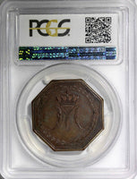 GERMAN BAVARIA Bronze MEDAL PIEFORT King Maximilian I  PCGS MS63 Witt2545 (962)